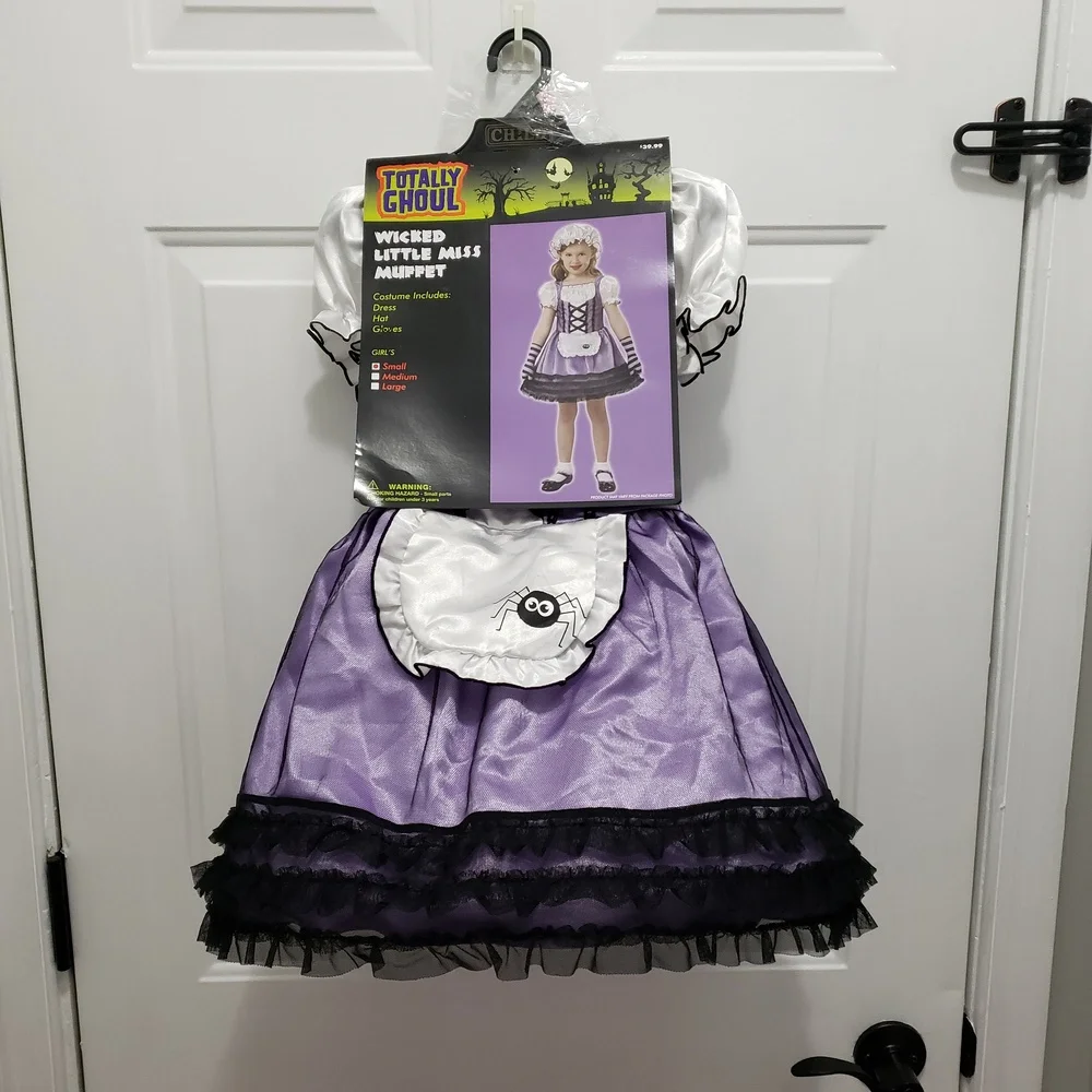 Wicked Little Miss Muffet Costume Size Small
